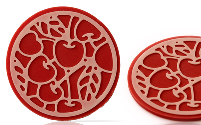 Cialde tonde ciliegia