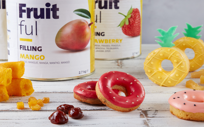 Donuts Cake con Fruitful Filling