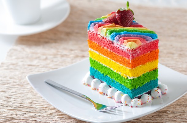 Margherita Rainbow Cake