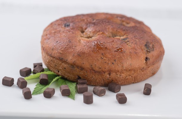 Arabesque cubetti cioccolato Focaccine cioccolato e menta
