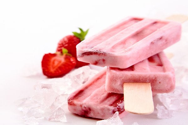 Fruitful Filling Ghiacciolo alla frutta e panna